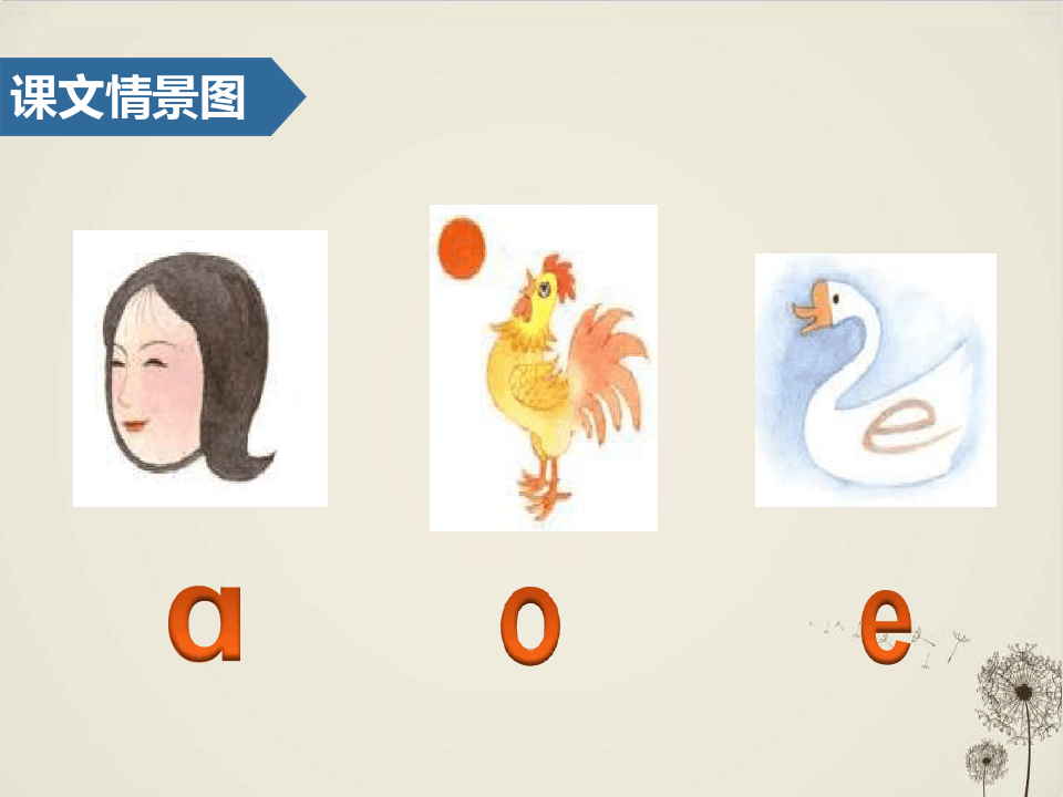 《aoe》_汉语拼音PPT优秀课件
